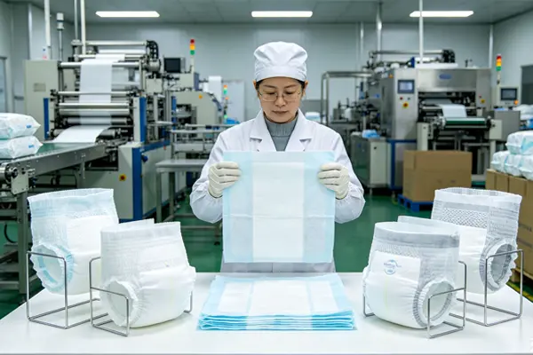 High-absorbency adult incontinence briefs, pull-ups, and bed pads with odor control - OEM supplier in China