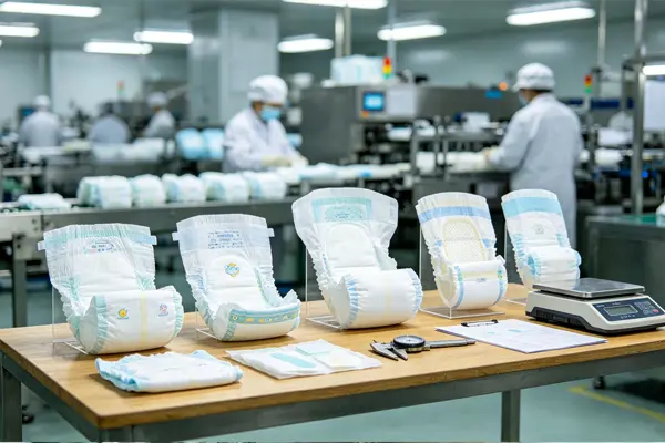 Super absorbent baby diaper with SAP core and breathable outer layer - OEM manufacturer in China