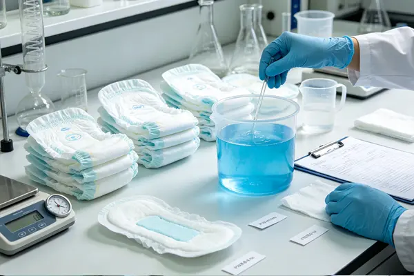 Laboratory testing for hygiene products quality assurance