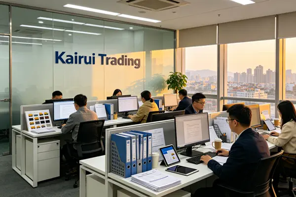 KAIRUI Trading company office and professional team in Quanzhou, China