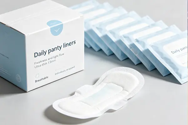 Daily panty liners for freshness and light flow – ultra-thin (1.5mm), breathable, and individually wrapped – OEM from China